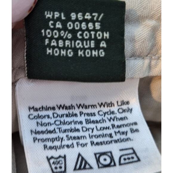 Eddie Bauer Women 18 Khaki Beige Flat Front Cotton Wrinkle Resistant Shorts - Picture 5 of 6